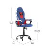 Flash Furniture Blue & Red Gaming Chair with Modern Roller Wheels UL-A075-BL-RLB-GG